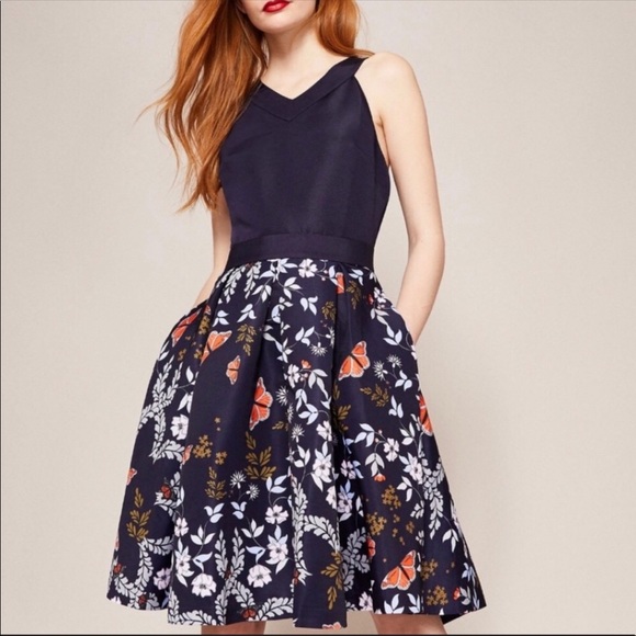 Ted Baker Dresses & Skirts - Ted Baker Bethah Kyoto Fit & Flare 10 Floral Dress